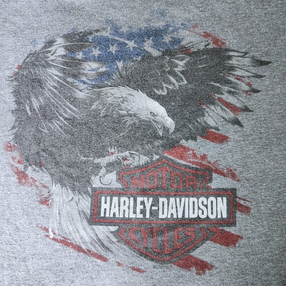 Harley Davidson T-shirt Men's Large Short Sleeve Graphic Laconia New Ham… - Picture 6 of 8
